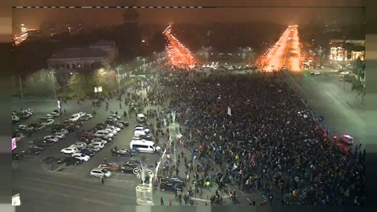 A korrupció ellen tüntettek több román városban