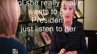 Most Psycho Moments of Hillary's interview. so much crazy! so many lies!