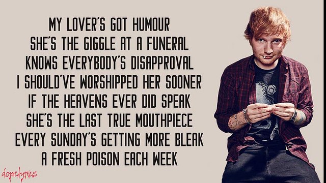 Ed Sheeran - Take Me To Church (Lyrics)