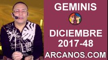 GEMINIS DICIEMBRE 2017-26 de Nov al 02 de Dic 2017-Amor Solteros Parejas Dinero Trabajo-ARCANOS.COM