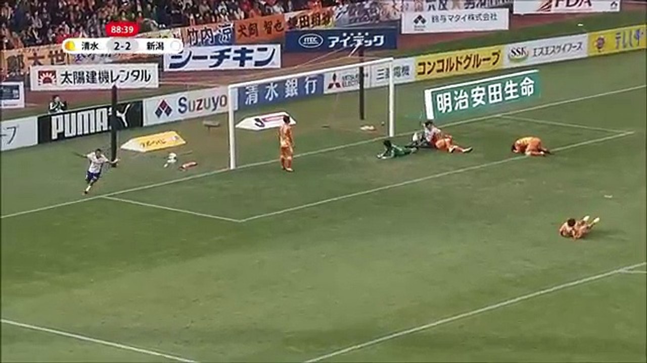 Shimizu 2:3 Niigata (Japanese J League. 26 November 2017 )