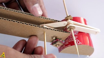 How to Make Hydraulic JCB From Cardboard