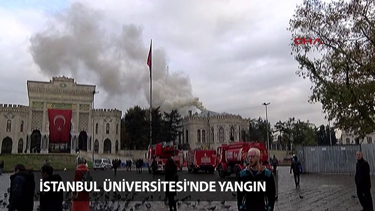 İstanbul Üniversitesi’nde yangın