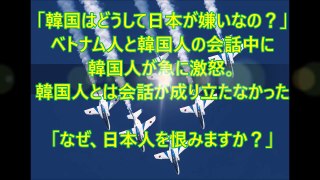 「韓国人はどうして日本が嫌いなのか？」ベトナム人と韓国人の会話中に韓国人が急に激怒。韓国人とは会話が成り立たなかった。「なぜ、日本人を恨みますか？」衝撃の展開に絶句！【韓国発狂】(