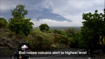Bali raises volcano alert to highest level