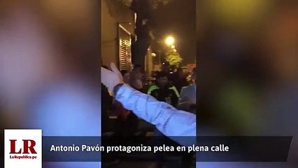 Antonio Pavn protagoniza vergonzosa pelea afuera de una discoteca VIDEO  LaRepublicape