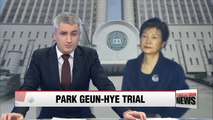 Fmr. President Park Geun-hye's trial resumes this Monday, without Park in court