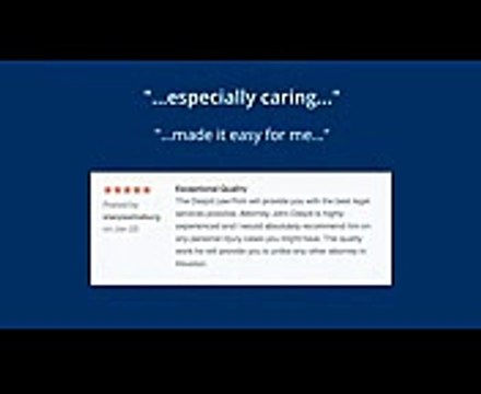 Daspit Law Firm REVIEWS Houston TX Personal Injury Lawyer (713)533-8918