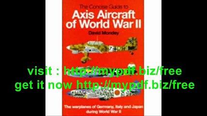 The Concise Guide to Axis Aircraft of World War II