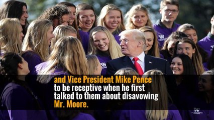 Why Trump Stands by Roy Moore, Even as It Fractures His Party