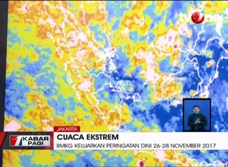 Cuaca Ekstrem, BMKG Keluarkan Peringatan Dini