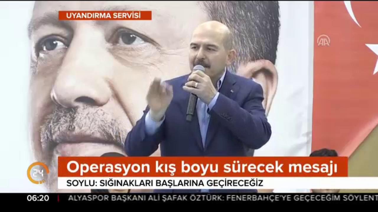 Bakan Soylu'dan terörle mücadele mesajları