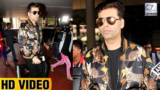 Karan Johar's CHIC Look At The Airport