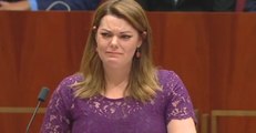 Senator Sarah Hanson-Young Becomes Emotional During Debate on Same-Sex Marriage Bill