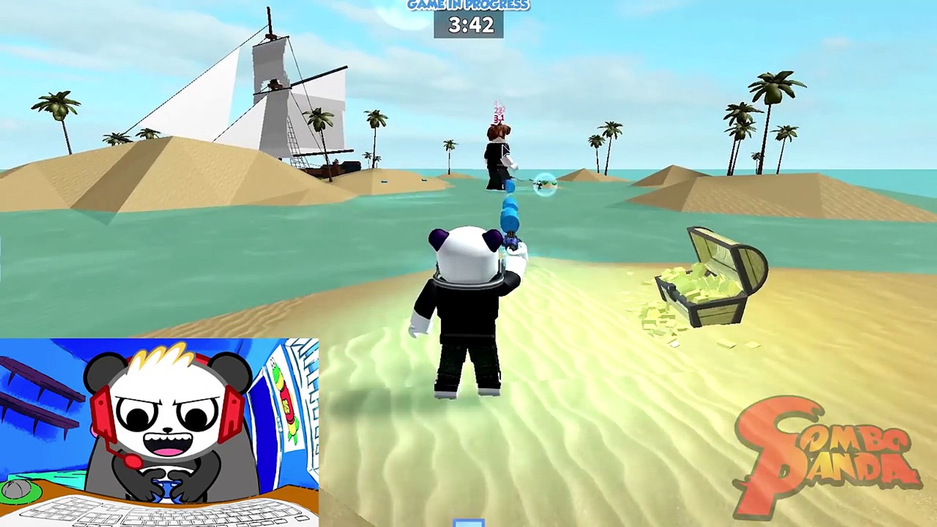 Roblox Battle As A Giant Boss Let S Play With Combo Panda - 42 challenging obby roblox