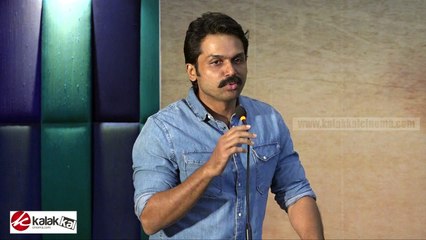 You Can See Movies in ONLINE - But Do this Allso says Karthi