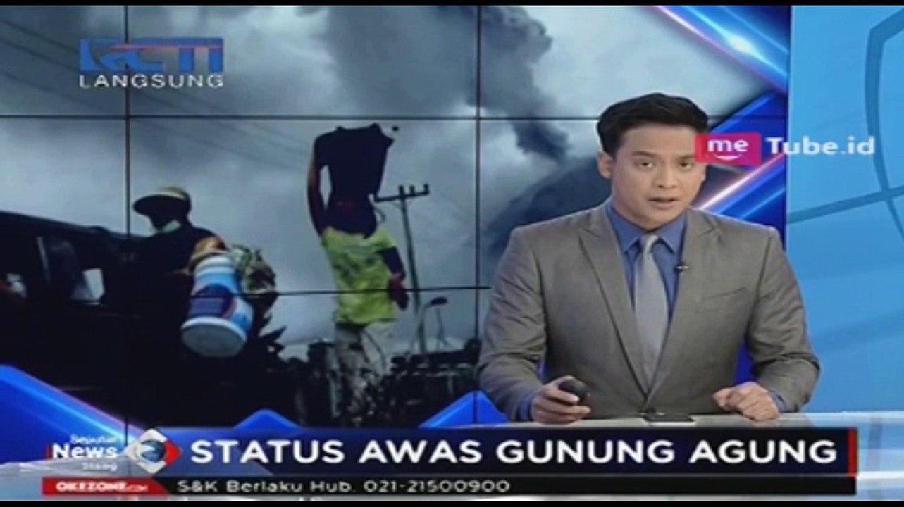 Aktifitas Gunung Agung Naik Status Menjadi AWAS!
