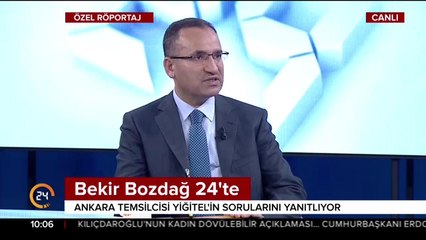Bekir Bozdağ 24 TV'de