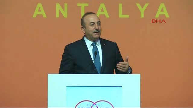 Antalya- Dışişleri Bakanı Çavuşoğlu BM'nin Koordinasyonunda Küresel Güney-Güney Kalkınma Fuarı'nda...