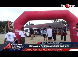 Sensasi Berkayak di Kawah Gunung Purba