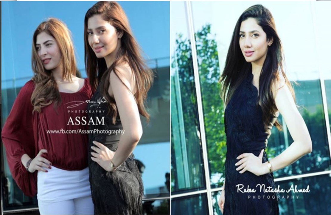 Mahira Khan and Naimal Khawar in Dubai for promotions of Verna