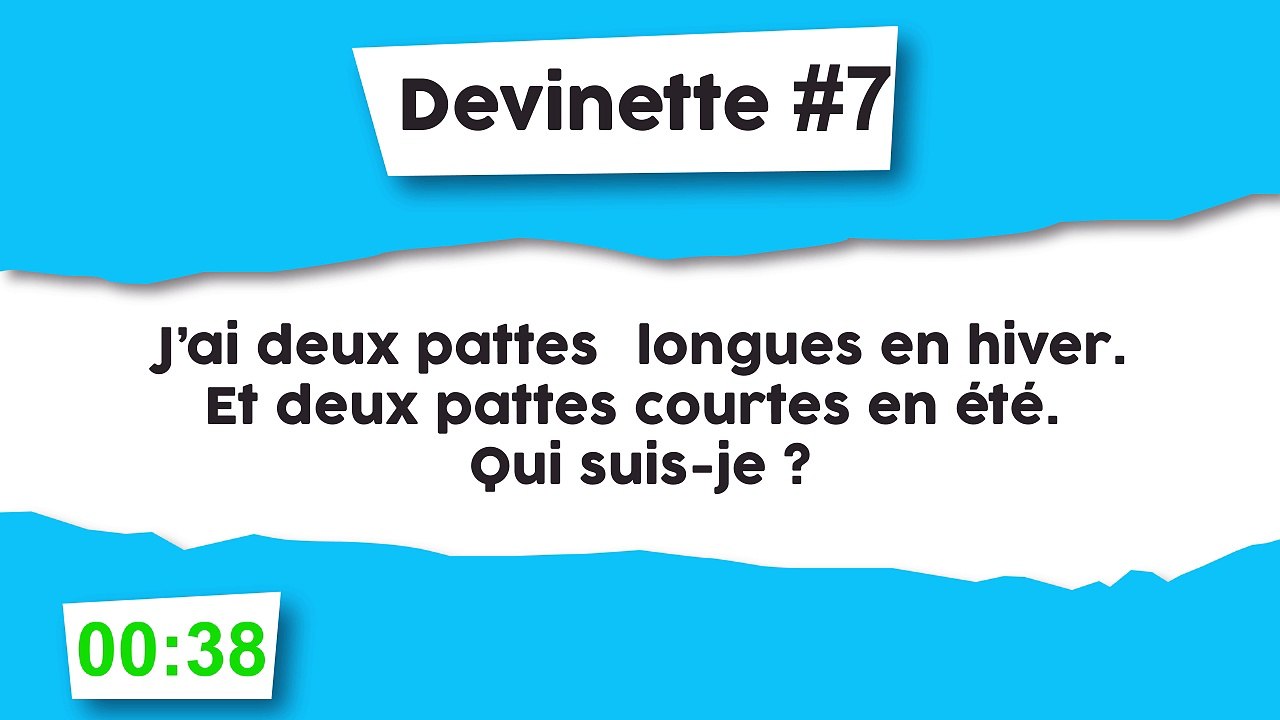 Devinette #7 : Pattes