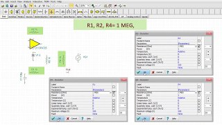 Creation and Simulation of a Capacitance Multiplier circuit with TINA