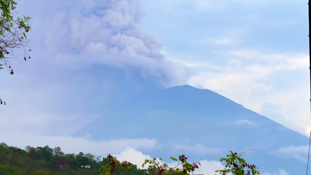 Eruption du Mt. Agung (Bali)