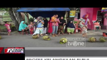 Kelangkaan Elpiji Tiga Kilogram, Ibu Rumah Tangga Protes