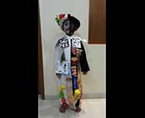 Junk food vs healthy food fancy dress competition