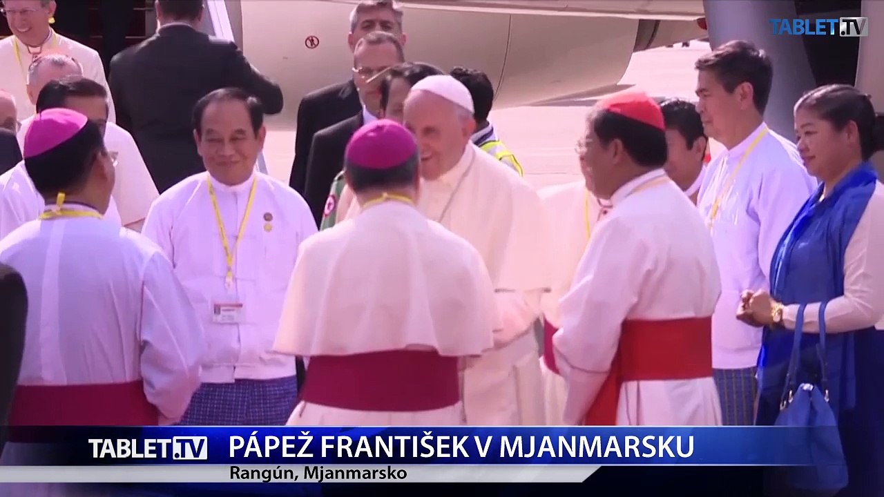 Pápež František pricestoval na svoju prvú návštevu Mjanmarska