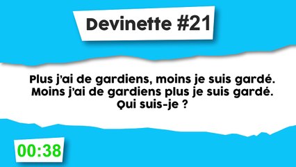 Devinette #21 : Gardiens