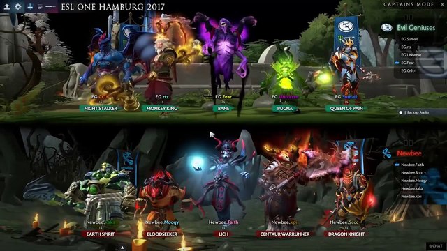 EG vs NEWBEE - Group A FINALS - ESL MAJOR DOTA 2 - OCT 2017