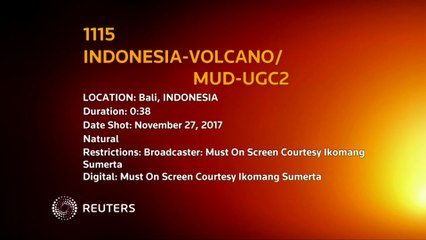 Indonésia emite alerta máximo para erupção de vulcão em Bali