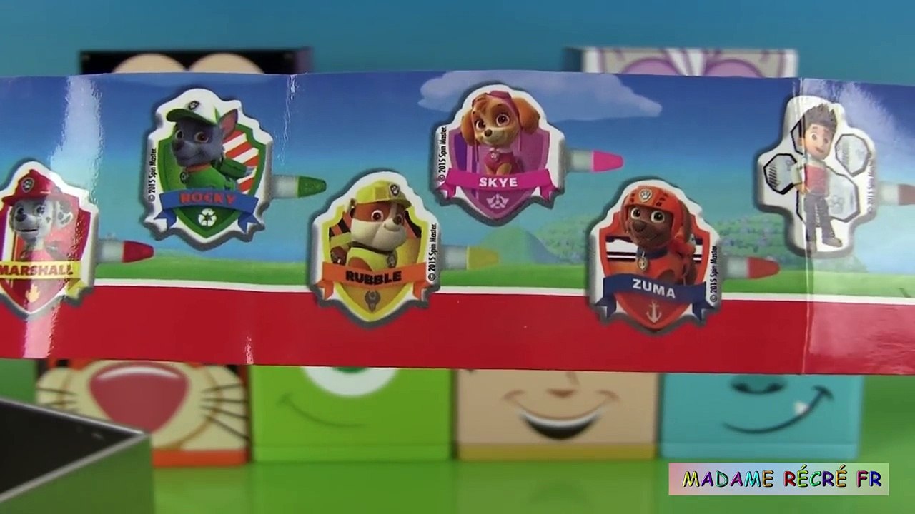 59.Oeufs Surprise Boîtes Disney Cubeez Pat’ Patrouille, Peppa Pig, Tsum Tsum, Monstres Academy