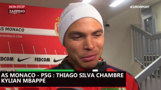 AS Monaco - PSG  Kylian Mbappé rate tout, Thiago Silva le chambre (Vidéo)