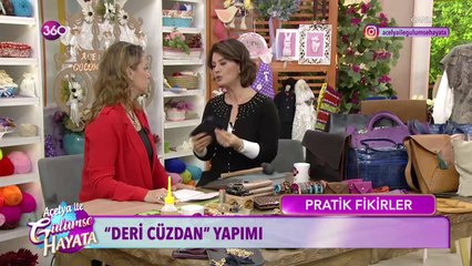 Deri cüzdan yapımı