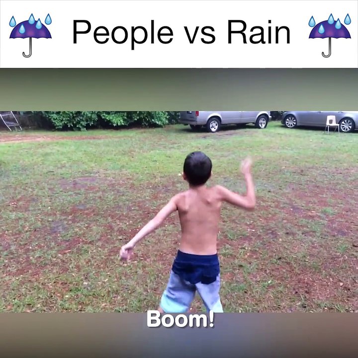 I'm singing in the rain. Just singing in the rain