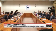 S. Korean, Russian envoys meet in Seoul to discuss N. Korea