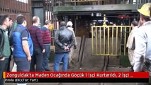 Zonguldak'ta Maden Ocağında Göçük 1 İşçi Kurtarıldı, 2 İşçi Göçük Altında