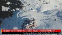 Havadan Görüntülenen Uludağ'dan Kayak Tutkunlarına Müjde; Pistler 15 Aralık'ta Açılıyor