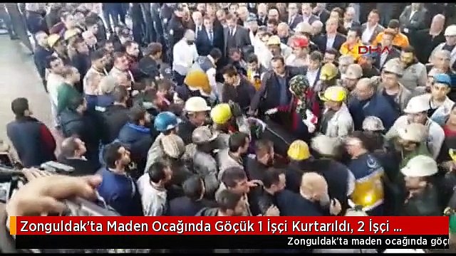 Zonguldak'ta Maden Ocağında Göçük 1 İşçi Kurtarıldı, 2 İşçi Göçük Altında