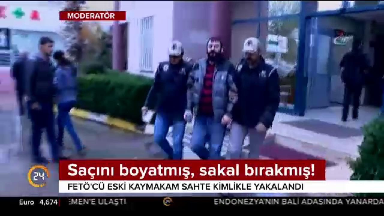 Saçını boyatmış, sakal bırakmış