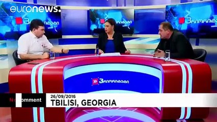 Politicians fight during live TV debate