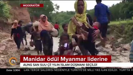 Manidar ödül Myanmar liderine