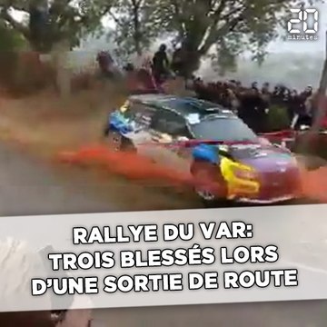 Rallye du Var: Une voiture fait une sortie de route et fauche des spectateurs