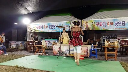 버드리공연~목계나루 마지막날 야간 공연 /여성관중과 멋진 춤