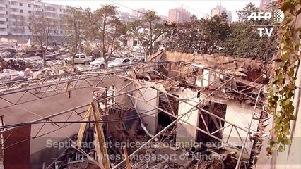 Septic tank at centre of huge China blast
