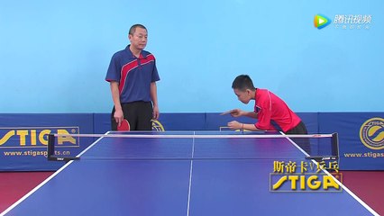 收住劲！你才能发出又转又不出台的球