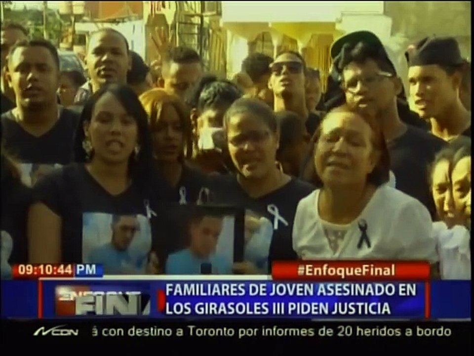 Familiares de joven asesinado en Los Girasoles III piden justicia